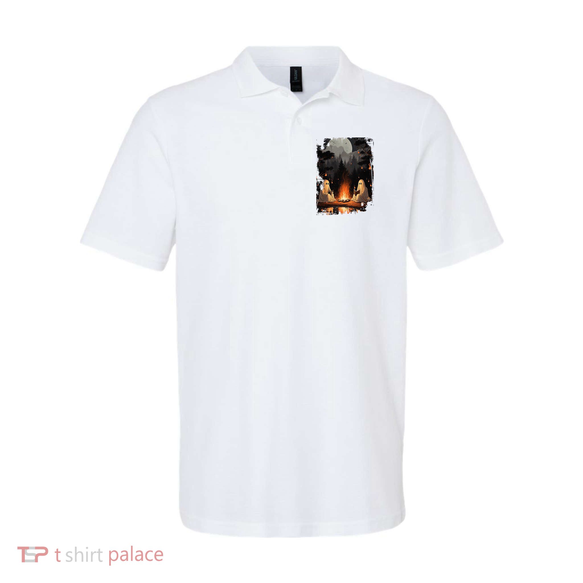 Vintage Spooky Horror Ghost Book Polo