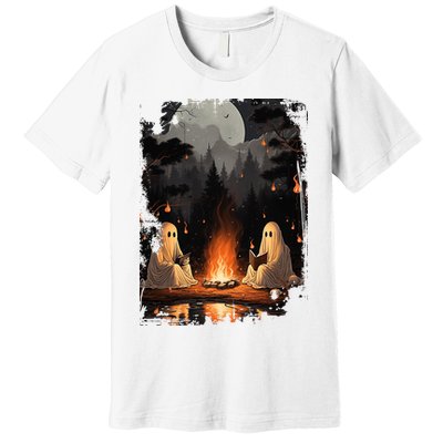 Vintage Spooky Horror Ghost Book Premium T-Shirt