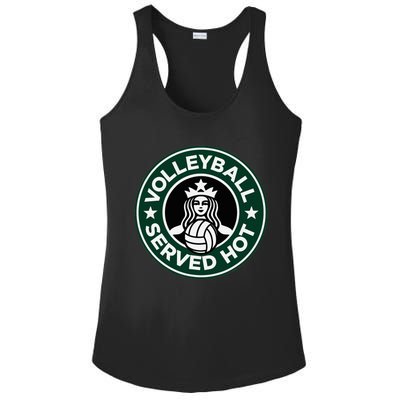 Volleyball Served Hot Great Volleyball Player Ladies PosiCharge Competitor Racerback Tank