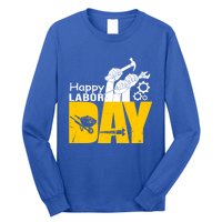 Vintage Style Happy Labor Day Gift Funny Gift Long Sleeve Shirt