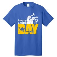 Vintage Style Happy Labor Day Gift Funny Gift Tall T-Shirt