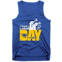 Vintage Style Happy Labor Day Gift Funny Gift Tank Top