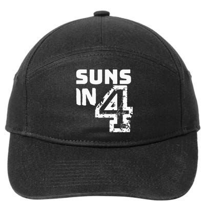 Viral Suns In Four Basketball 7-Panel Snapback Hat