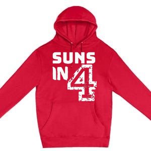 Viral Suns In Four Basketball Premium Pullover Hoodie