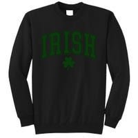 Varsity Style Irish Clover St Patricks Tall Sweatshirt