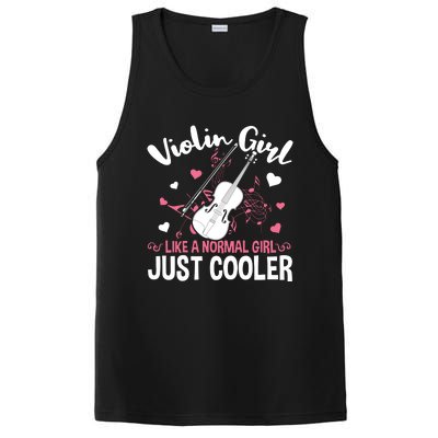 Violin String Instrument Player Violin Girl PosiCharge Competitor Tank