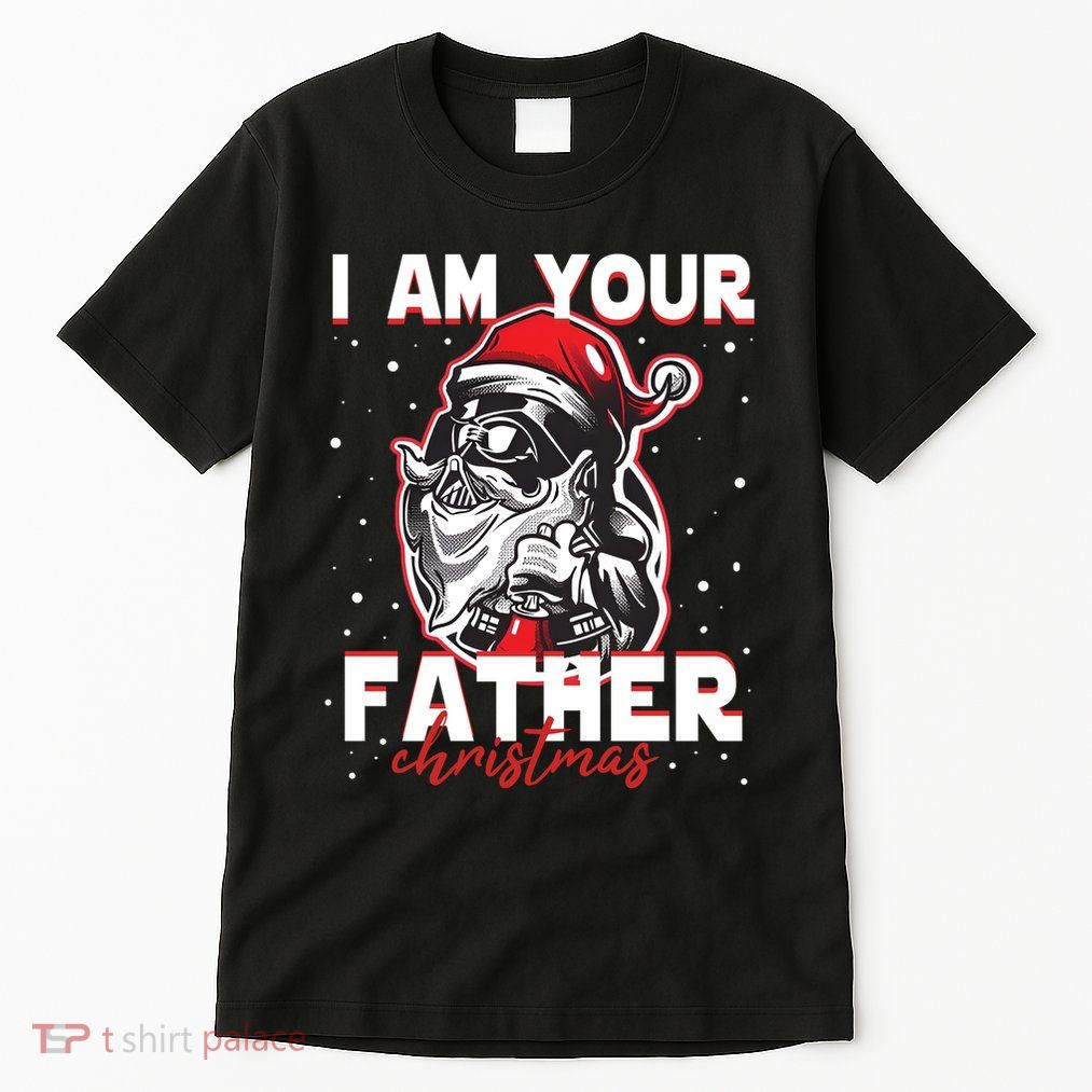 Vintage Santa Im Your Father Retro Star Christmas Wars Tall T-Shirt