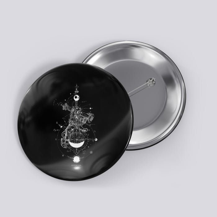 Vitriol Sol In Leo Occult Sacred Geometry Button