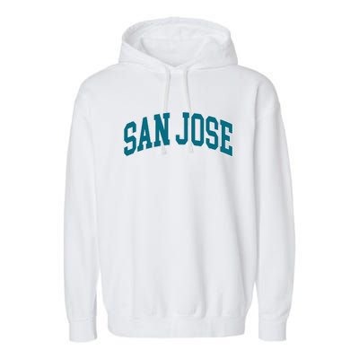 Vintage San Jose Garment-Dyed Fleece Hoodie