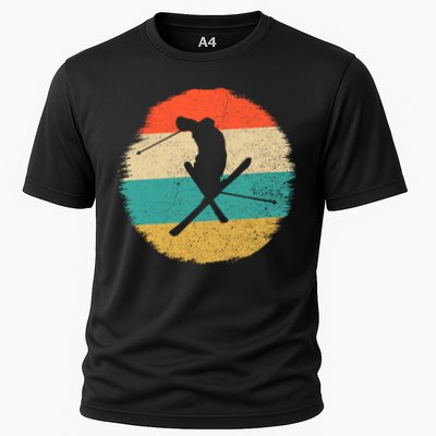 Vintage Ski Jump Skiing Gift Ski Lover Gift Performance Shirt