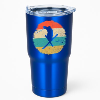 Vintage Ski Jump Skiing Gift Ski Lover Gift Tumbler