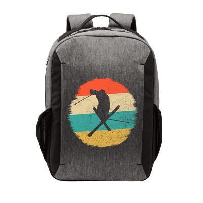 Vintage Ski Jump Skiing Gift Ski Lover Gift Vector Backpack