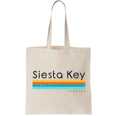 Vintage Siesta Key Florida Retro Design Bag