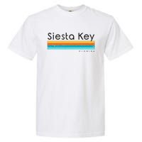 Vintage Siesta Key Florida Retro Design Garment-Dyed Heavyweight T-Shirt