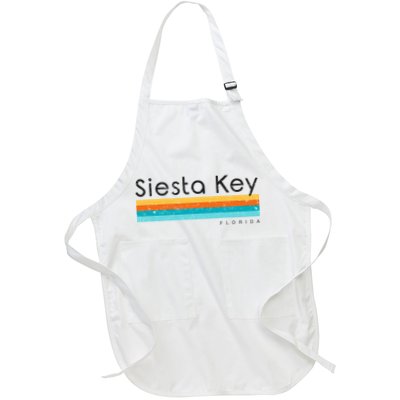 Vintage Siesta Key Florida Retro Design Apron