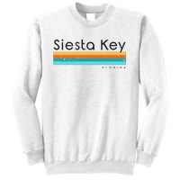 Vintage Siesta Key Florida Retro Design Sweatshirt