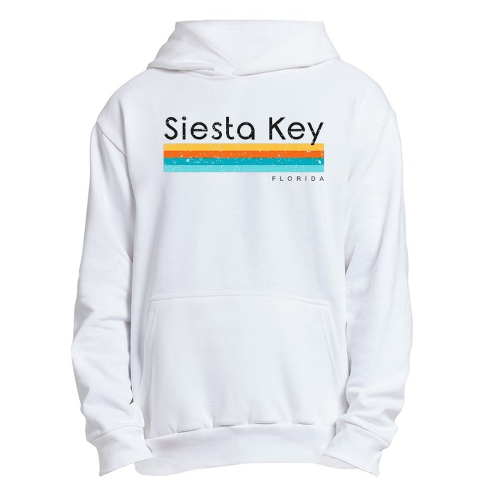 Vintage Siesta Key Florida Retro Design Urban Pullover Hoodie