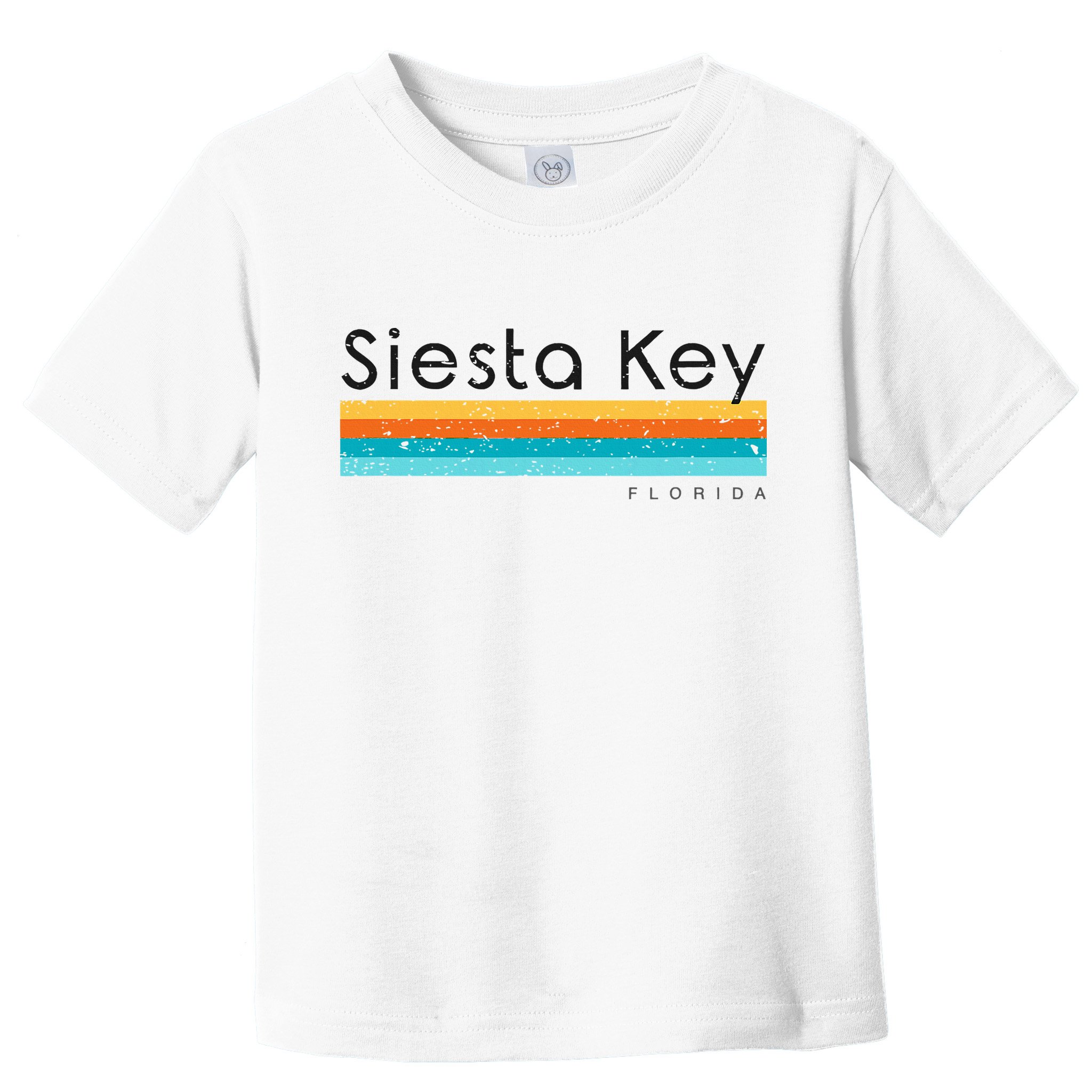 Vintage Siesta Key Florida Retro Design Toddler T-Shirt