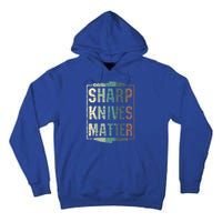 Vintage Sharp Knives Matter Chef Knife Culinary Christmas Gift Tall Hoodie