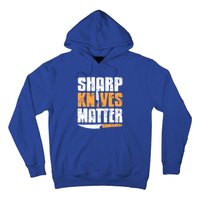 Vintage Sharp Knives Matter Cool Cooking Tee Present Gift Hoodie