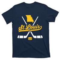 Vintage St. Louis Ice Hockey Sticks Sports Team Fan Gift T-Shirt