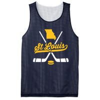 Vintage St. Louis Ice Hockey Sticks Sports Team Fan Gift Mesh Reversible Basketball Jersey Tank