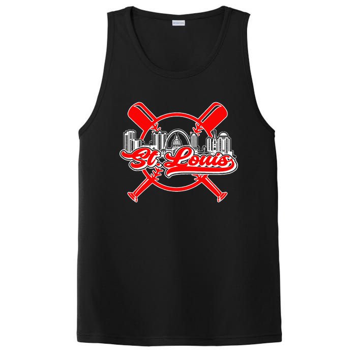 Vintage St Louis Baseball PosiCharge Competitor Tank