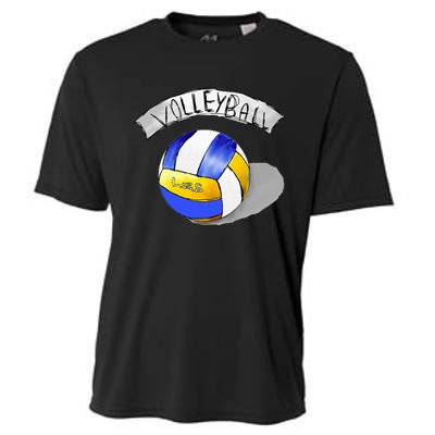 Volleyball Sports Lovers Cooling Performance Crew T-Shirt