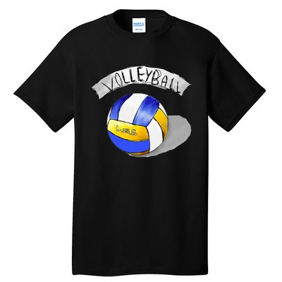 Volleyball Sports Lovers Tall T-Shirt