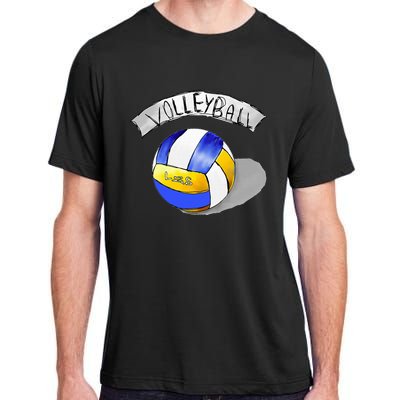 Volleyball Sports Lovers Adult ChromaSoft Performance T-Shirt