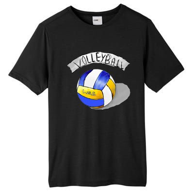 Volleyball Sports Lovers Tall Fusion ChromaSoft Performance T-Shirt