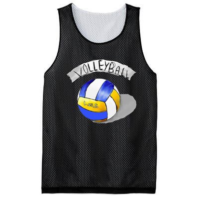 Volleyball Sports Lovers Mesh Reversible Basketball Jersey Tank