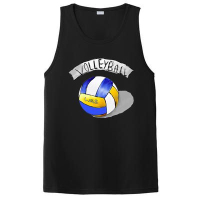 Volleyball Sports Lovers PosiCharge Competitor Tank