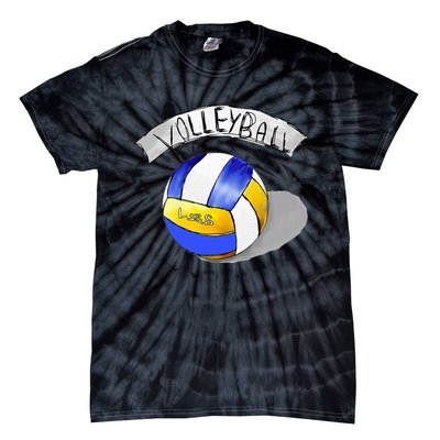 Volleyball Sports Lovers Tie-Dye T-Shirt