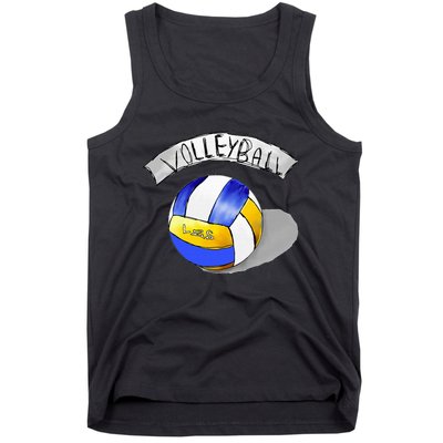 Volleyball Sports Lovers Tank Top