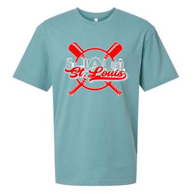 Vintage St. Louis Baseball Sueded Cloud Jersey T-Shirt