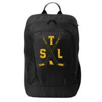 Vintage St. Louis Ice Hockey Sticks Retro City Backpack