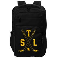 Vintage St. Louis Ice Hockey Sticks Retro Impact Tech Backpack