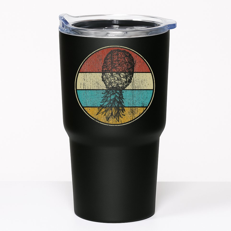 Vintage Swinger Lifestyle Retro Upside Down Pineapple Tumbler