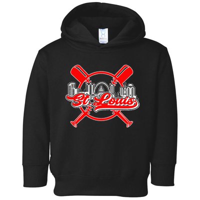 Vintage St. Louis Baseball Toddler Hoodie