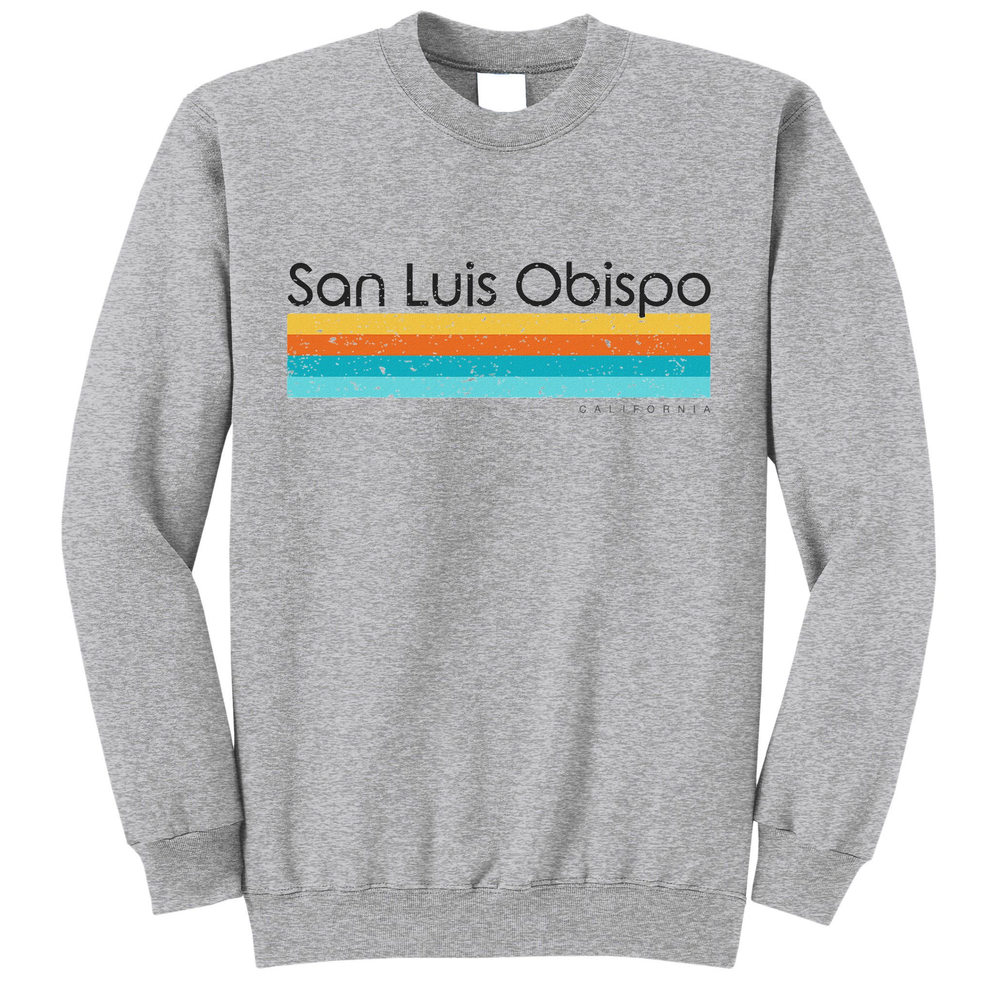 Vintage San Luis Obispo California Ca Retro Design Tall Sweatshirt