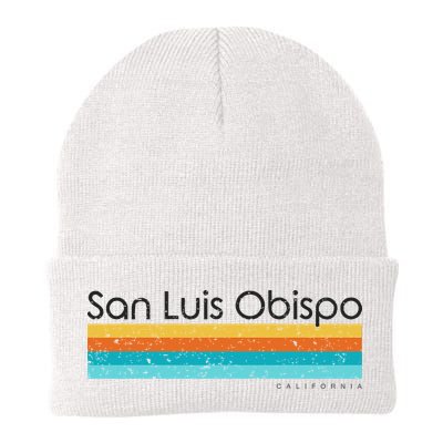 Vintage San Luis Obispo California Ca Retro Design Beanie