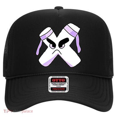 Villain Strong Letter X Alphabet Lore High Crown Mesh Back Trucker Hat
