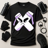 Villain Strong Letter X Alphabet Lore Cooling Performance Crew T-Shirt