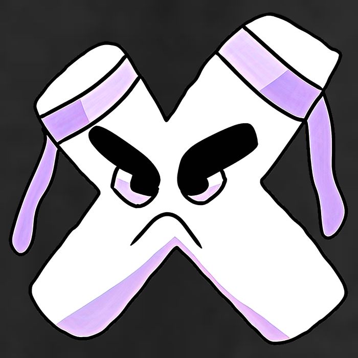 Villain Strong Letter X Alphabet Lore Adult Drive Performance Visor