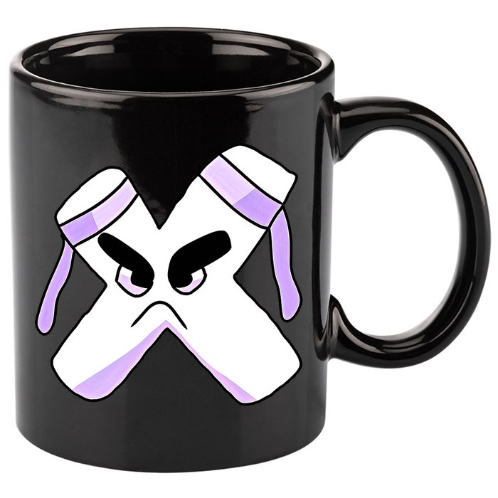 Villain Strong Letter X Alphabet Lore 11oz C Handle Ceramic Mug