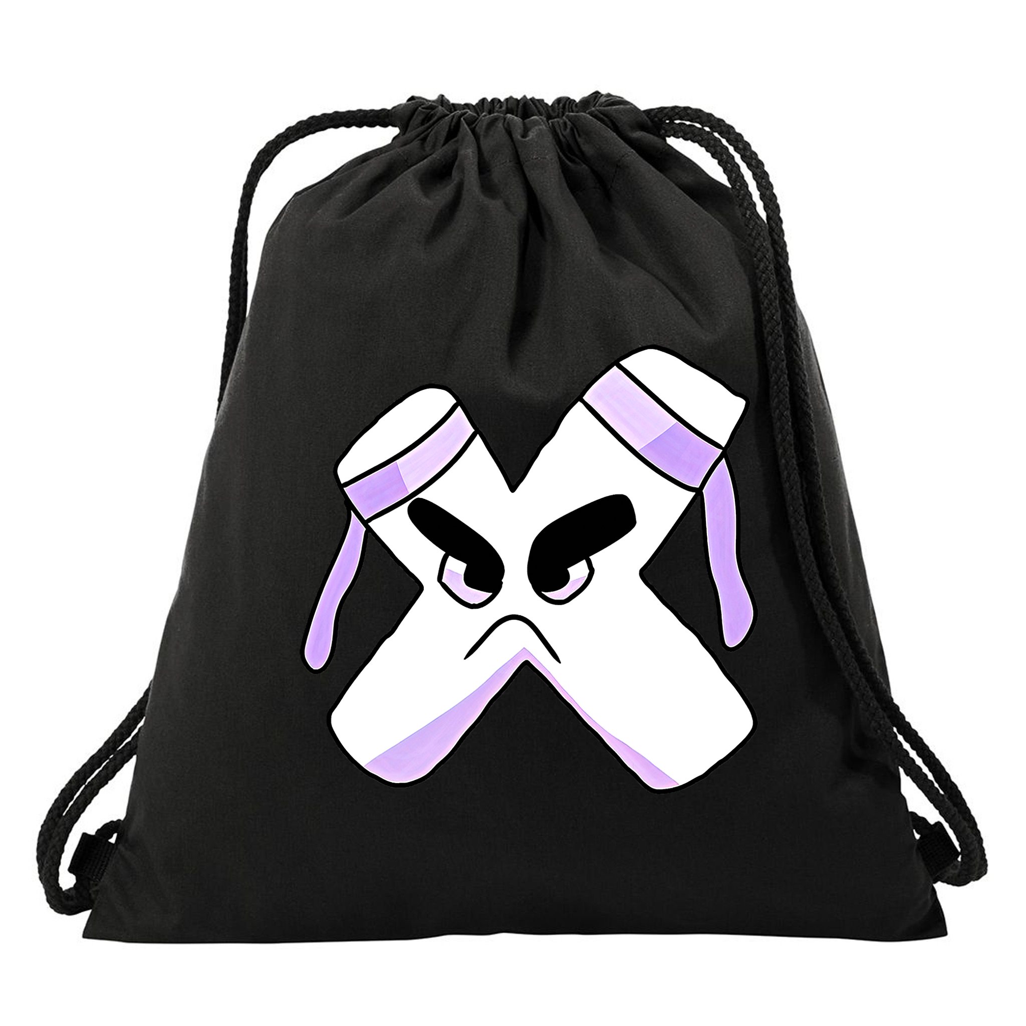 Villain Strong Letter X Alphabet Lore Drawstring Bag