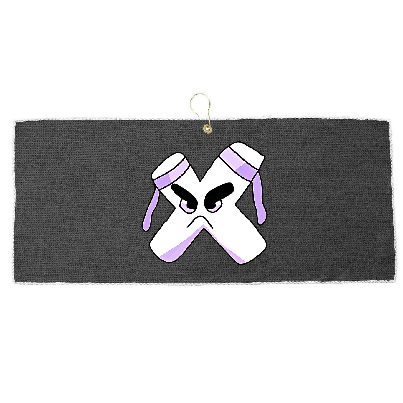 Villain Strong Letter X Alphabet Lore Large Microfiber Waffle Golf Towel
