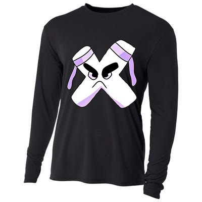 Villain Strong Letter X Alphabet Lore Cooling Performance Long Sleeve Crew
