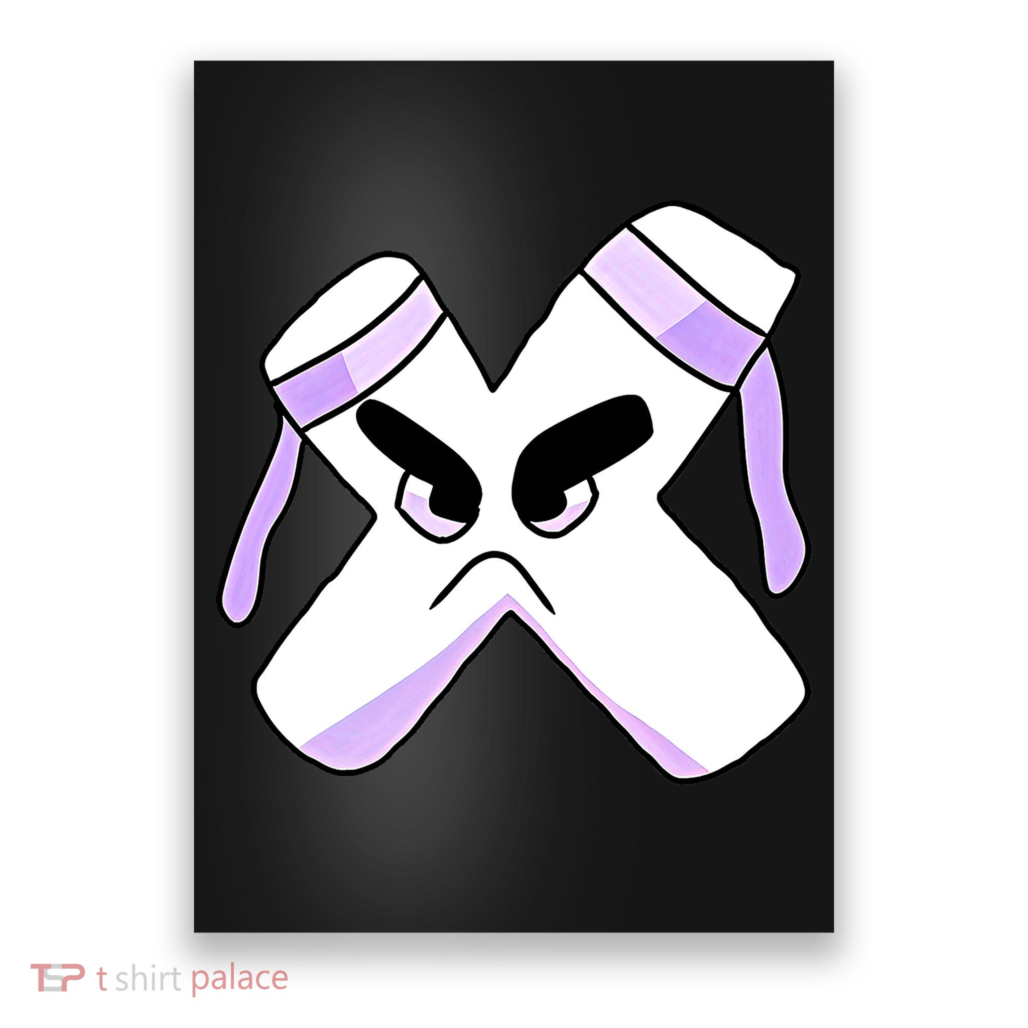 Villain Strong Letter X Alphabet Lore Poster